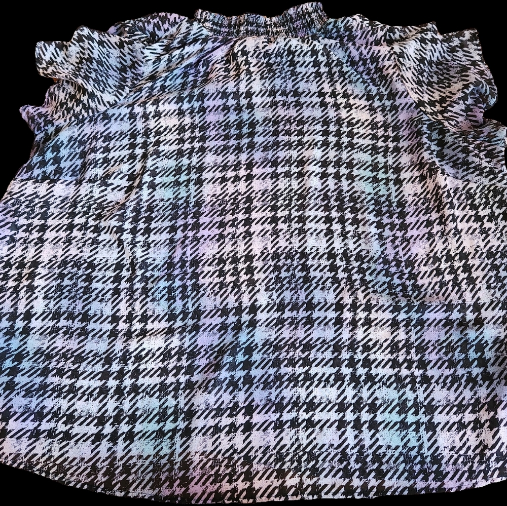 Torrid Argyle Plaid Blouse